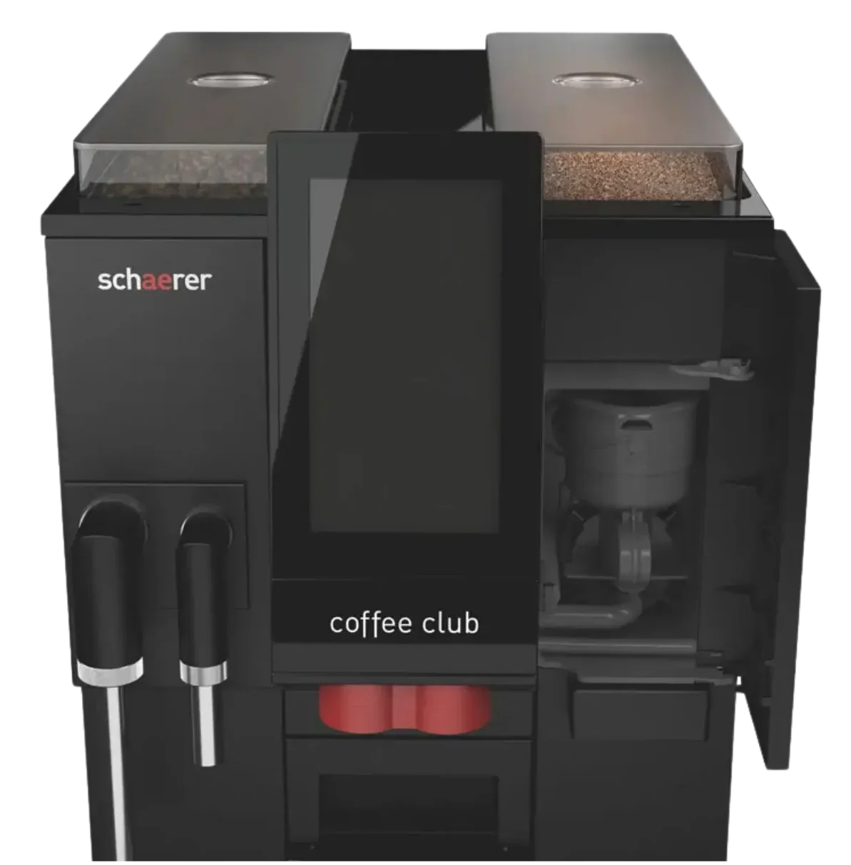 Schaerer Coffee Club Ansicht von oben